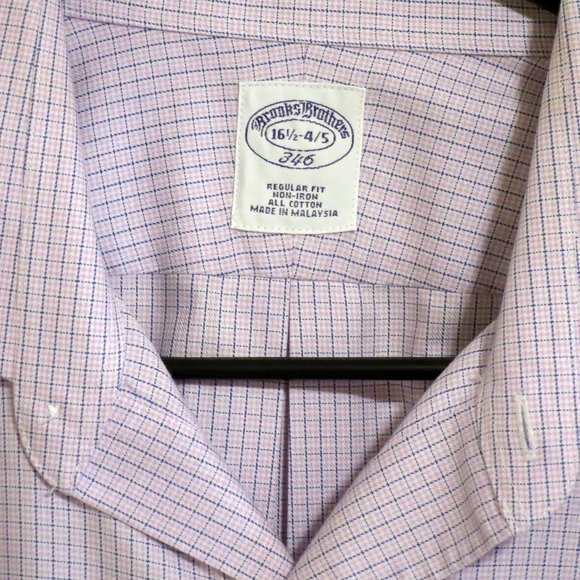 Brooks Brothers Long Sleeve Shirt 16.5 Non Iron - Picture 3 of 4